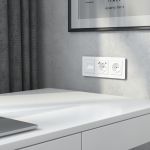 Накладка для двойной розетки Еthernet RJ-45 белый акрил W1191141