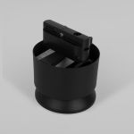 Трековый светильник для однофазного шинопровода Smooth чёрный матовый 10 Вт 4200K 85515/01