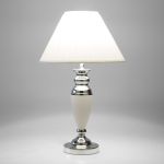 Настольная классическая лампа 008 белый