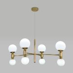 Подвесная люстра с плафонами 30182/8 золото