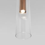 Подвесной светильник LED со стеклянным плафоном 50253/1 LED латунь
