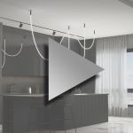 Подвесной трос для круглого гибкого неона Full light черный 2 м FL 2830 черный