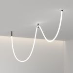 Потолочное крепление для круглого гибкого неона Full light черный FL 2820 черный