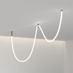 Потолочное крепление для круглого гибкого неона Full light латунь FL 2820 латунь