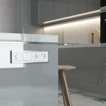 Рамка из металла на 4 поста Baguette белый/серебро W0042850