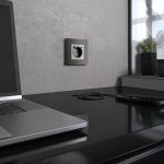 Рамка из поликарбоната на 1 пост Slab бронза софт W0012963