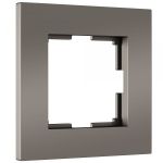 Рамка из поликарбоната на 1 пост Slab бронза софт W0012963