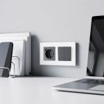 Рамка из поликарбоната на 2 поста Slab белый софт W0022961