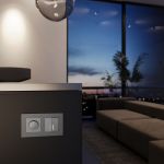 Рамка из поликарбоната на 2 поста Slab серебро софт W0022965