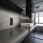 Рамка из поликарбоната на 3 поста Slab бронза софт W0032963