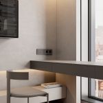 Рамка из поликарбоната на 4 поста Slab бронза софт W0042963