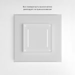 Сенсорный выключатель двухклавишный с подсветкой белый W4522001