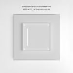 Сенсорный выключатель одноклавишный с подсветкой (белый) W4512001