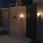 Уличный настенный светильник 35166/U серый