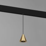 Трековый светильник 5W 4200K Event латунь Slim Magnetic 85039/01