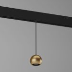 Трековый светильник 5W 4200K Event латунь Slim Magnetic 85040/01