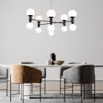 Умная подвесная люстра 30182 черный