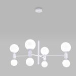 Умная подвесная люстра с плафонами 30182/8 белый