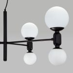 Умная подвесная люстра с плафонами 30182/8 черный