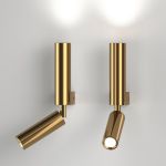 Настенный светодиодный светильник 40020/1 LED латунь