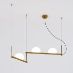 Подвесной светильник 70145/3 латунь