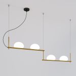 Подвесной светильник 70145/4 латунь