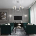 Потолочная люстра 60143/6 хром