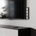 Розетка с заземлением, шторками и USBх2 (белый матовый) W1171561