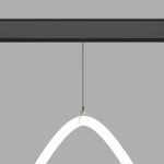 Коннектор для шинопровода черный Full light Slim Magnetic 85102/00