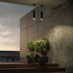 Светильник садово-парковый со светодиодами DLR023 IP54 35084/H черный