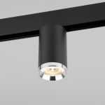 Трековый светильник Slim Magnetic R06 10W 4200K Ringe черный/серебро 85506/01