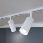 Трековый светодиодный светильник для однофазного шинопровода Riffe белый 9 Вт 4200K 85512/01 9W 4200K  белый однофазный