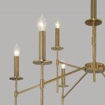 Умная потолочная люстра 60142/9 латунь