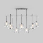 Умная потолочная люстра 60144/10 хром