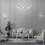 Умная потолочная люстра 60144/10 хром