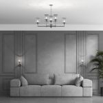 Умная потолочная люстра 60144/6 хром