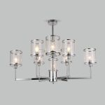 Умная потолочная люстра 60144/8 хром
