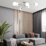 Умный потолочный светильник 30181/6 хром