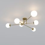 Умный потолочный светильник 30181/6 латунь