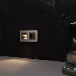 Встраиваемая LED подсветка с датчиком движения и изменяемой цветовой температурой (черный матовый) W1154608