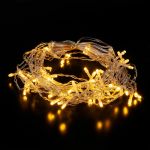 Гирлянда бахрома теплый белый 1,8*0,5М IP20 100-001