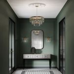 Бра с хрусталем 10130/1 золото