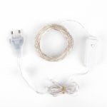 Гирлянда нить "роса" белый 10М IP20 400-009