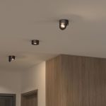 Накладной светодиодный светильник Glide черный жемчуг 25100/LED