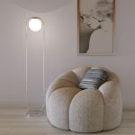 Напольный светильник 01139/1 / хром