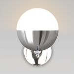 Настенный светильник со стеклянным плафоном 70129/1 хром