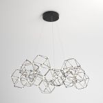 Подвесной светильник 90169/12 черный жемчуг