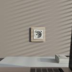 Рамка из акрила на 1 пост Acrylic айвори W0012743