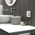 Рамка из металла на 1 пост Baguette белый/серебро W0012850