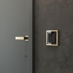 Рамка из металла на 1 пост Baguette черный/латунь W0012852